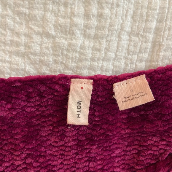 Anthropologie Pink Cropped Sweater - Picture 4 of 4